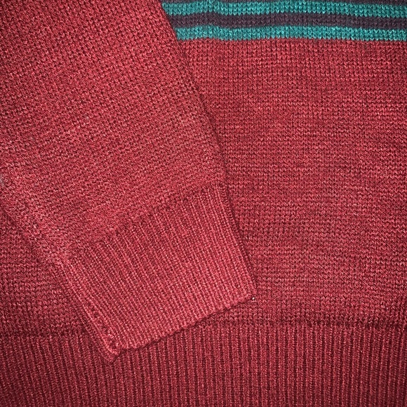 Mens Holiday Aztecs Print Knit Sweater - Picture 6 of 6